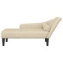 Sofá diván con cojines tela crema de , Divanes - Ref: Foro24-4007602, Precio: 148,73 €, Descuento: %