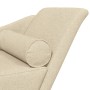 Sofá diván con cojines tela crema de , Divanes - Ref: Foro24-4007602, Precio: 148,73 €, Descuento: %