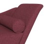 Sofá diván con cojines tela rojo tinto | Foro24.es | Tu tienda online para hogar, jardín y más Foro24.es