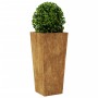 Jardineras de jardín 2 uds 35x35x75 cm Acero oxidado de , Maceteros y jardineras - Ref: Foro24-851093, Precio: 93,46 €, Descu...