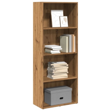 Estantería de madera de ingeniería roble artisian 60x30x152 cm de , Librerías y estanterías - Ref: Foro24-857916, Precio: 82,...