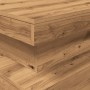 Mesa de centro con luces LED roble artisian 90x50x40 cm de , Mesas de centro - Ref: Foro24-857715, Precio: 110,69 €, Descuent...