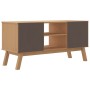 Mueble de TV OLDEN madera maciza pino blanco marrón 114x43x57cm | Foro24.es | Tu tienda online para hogar, jardín y más Foro24.es