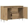 Aparador de madera de ingeniería roble artisan 104x35x70 cm de , Aparadores - Ref: Foro24-857267, Precio: 115,77 €, Descuento: %