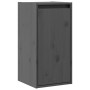 Armario de pared de madera maciza de pino gris 30x30x60 cm de , Estantes y estanterías - Ref: Foro24-813489, Precio: 38,28 €,...