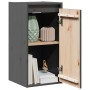 Armario de pared de madera maciza de pino gris 30x30x60 cm de , Estantes y estanterías - Ref: Foro24-813489, Precio: 38,28 €,...
