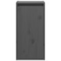 Armario de pared de madera maciza de pino gris 30x30x60 cm de , Estantes y estanterías - Ref: Foro24-813489, Precio: 38,28 €,...
