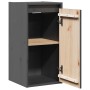 Armario de pared de madera maciza de pino gris 30x30x60 cm de , Estantes y estanterías - Ref: Foro24-813489, Precio: 38,28 €,...