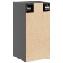 Armario de pared de madera maciza de pino gris 30x30x60 cm de , Estantes y estanterías - Ref: Foro24-813489, Precio: 38,28 €,...