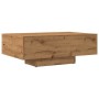 Mesa de centro madera ingeniería roble artisan 85x55x31 cm de , Mesas de centro - Ref: Foro24-856403, Precio: 71,00 €, Descue...