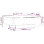 Mesa de centro madera de ingeniería roble artisan 90x60x31 cm de , Mesas de centro - Ref: Foro24-856571, Precio: 133,77 €, De...