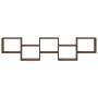 Estante cubo de pared 5 compartimentos madera roble marrón de , Estantes y estanterías - Ref: Foro24-860001, Precio: 53,75 €,...