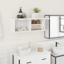 Mueble de pared de baño madera ingeniería blanco 80x25x30 cm de , Tocadores de baño - Ref: Foro24-860076, Precio: 56,91 €, De...