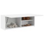 Mueble de pared de baño madera ingeniería blanco 80x25x30 cm de , Tocadores de baño - Ref: Foro24-860076, Precio: 56,91 €, De...