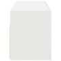 Mueble de pared de baño madera ingeniería blanco 80x25x30 cm de , Tocadores de baño - Ref: Foro24-860076, Precio: 56,91 €, De...