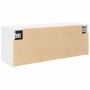 Mueble de pared de baño madera ingeniería blanco 80x25x30 cm de , Tocadores de baño - Ref: Foro24-860076, Precio: 56,91 €, De...