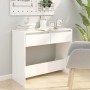 Mesa consola de madera contrachapada blanco 89x41x76,5 cm de vidaXL, Mesas auxiliares - Ref: Foro24-809566, Precio: 59,11 €, ...