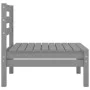 Garden sofa, 2-seater, solid pine wood, gray. by vidaXL, Outdoor sofas - Ref: Foro24-3082374, Price: 106,27 €, Discount: %