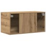 Armario de pared madera de ingeniería roble artisan 80x39x40 cm de , Estantes y estanterías - Ref: Foro24-856029, Precio: 76,...