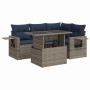 Set sofás jardín y cojines 5 pzas ratán sintético acacia negro de , Conjuntos de jardín - Ref: Foro24-3326472, Precio: 434,97...