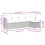 Set comedor de jardín 5 piezas y cojines ratán sintético marrón | Foro24.es | Tu tienda online para hogar, jardín y más Foro24.es