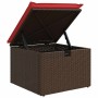 Set de sofás de jardín 4 pzas y cojines ratán sintético marrón | Foro24.es | Tu tienda online para hogar, jardín y más Foro24.es