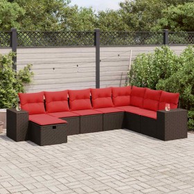 Comprar Set sofás de jardín 8 piezas y cojines