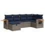 Set de muebles de jardín 6 pzas y cojines ratán sintético gris de , Conjuntos de jardín - Ref: Foro24-3325974, Precio: 474,04...