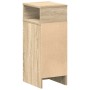 Mesilla de noche con cajón roble sonoma 25x31x66 cm de , Mesitas de noche - Ref: Foro24-858618, Precio: 50,13 €, Descuento: %