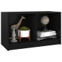 Mueble de TV de madera maciza de pino negro 70x33x42 cm de vidaXL, Muebles TV - Ref: Foro24-809946, Precio: 32,80 €, Descuent...