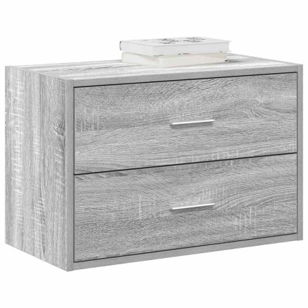 Armario con 2 cajones gris sonoma 60x31x40 cm de , Cajoneras - Ref: Foro24-858831, Precio: 58,56 €, Descuento: %