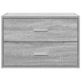 Armario con 2 cajones gris sonoma 60x31x40 cm de , Cajoneras - Ref: Foro24-858831, Precio: 58,56 €, Descuento: %