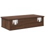 Estante de pared con cajones madera contrachapada roble marrón de , Estantes y estanterías - Ref: Foro24-859947, Precio: 42,8...