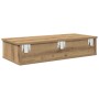 Estante de pared cajones madera contrachapada roble artesanal de , Estantes y estanterías - Ref: Foro24-859958, Precio: 60,50...
