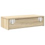 Estante de pared con cajones madera contrachapada roble sonoma de , Estantes y estanterías - Ref: Foro24-859970, Precio: 54,6...