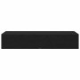 Estante de pared con cajones de madera contrachapada negro de , Estantes y estanterías - Ref: Foro24-859987, Precio: 77,42 €,...