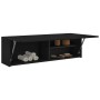 Mueble de pared de baño madera ingeniería negro 100x25x30 cm de , Tocadores de baño - Ref: Foro24-860095, Precio: 63,02 €, De...