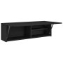 Mueble de pared de baño madera ingeniería negro 100x25x30 cm de , Tocadores de baño - Ref: Foro24-860095, Precio: 63,02 €, De...