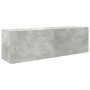 Mueble pared baño madera ingeniería gris hormigón 100x25x30cm de , Tocadores de baño - Ref: Foro24-860097, Precio: 52,55 €, D...