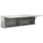 Mueble pared baño madera ingeniería gris hormigón 100x25x30cm de , Tocadores de baño - Ref: Foro24-860097, Precio: 52,55 €, D...