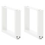 Patas de mesa de centro forma U 2uds acero blanco 30x(30-31) cm de , Patas para mesas - Ref: Foro24-4013129, Precio: 43,18 €,...