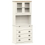 Aparador alto VIGO madera maciza de pino blanco 80x40x176 cm de , Aparadores - Ref: Foro24-3200584, Precio: 331,69 €, Descuen...