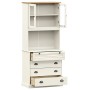 Aparador alto VIGO madera maciza de pino blanco 80x40x176 cm de , Aparadores - Ref: Foro24-3200584, Precio: 331,69 €, Descuen...