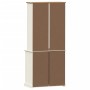 Aparador alto VIGO madera maciza de pino blanco 80x40x176 cm de , Aparadores - Ref: Foro24-3200584, Precio: 331,69 €, Descuen...