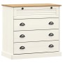Aparador alto VIGO madera maciza de pino blanco 80x40x176 cm de , Aparadores - Ref: Foro24-3200584, Precio: 331,69 €, Descuen...