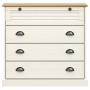Aparador alto VIGO madera maciza de pino blanco 80x40x176 cm de , Aparadores - Ref: Foro24-3200584, Precio: 331,69 €, Descuen...