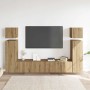 Mueble para TV de pared madera contrachapada artesanal 8 piezas de , Muebles TV - Ref: Foro24-3329010, Precio: 323,81 €, Desc...