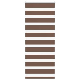 Estor cebra marrón 55x100 cm tejido ancho 50,9 cm poliéster de , Persianas y estores - Ref: Foro24-4014304, Precio: 15,48 €, ...