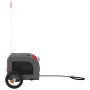 Remolque de bicicleta mascotas hierro tela Oxford rojo gris | Foro24.es | Tu tienda online para hogar, jardín y más Foro24.es