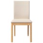 Sillas de comedor con cojines 2 uds madera maciza caucho | Foro24.es | Tu tienda online para hogar, jardín y más Foro24.es